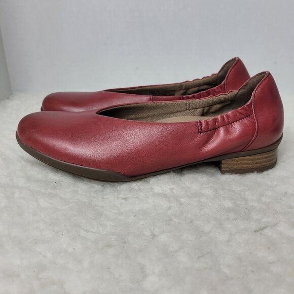 Dansko  Kira Aniline Women's Shoes Size 6.5 Leather  Flats Ballerina - Picture 3 of 11